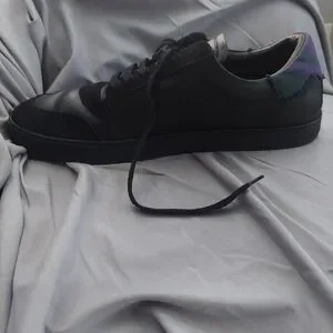 Burberry Black and Purple Sole Sneakers LF Box Sneakers - Burberry - Leather - Black main image 4